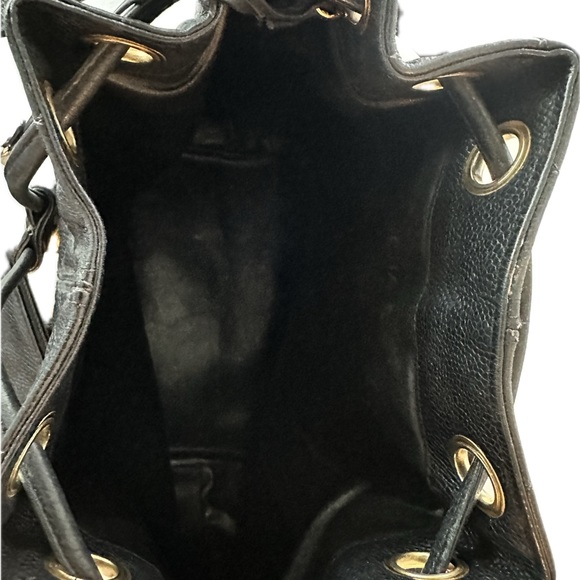 Chanel Vintage Black Caviar Quilted Bag - Picture 6 of 6